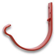 Крюк жолоба короткий. 172 (мм) Сталь —  5,0 (мм); Цинк — 275 (гр/м²);