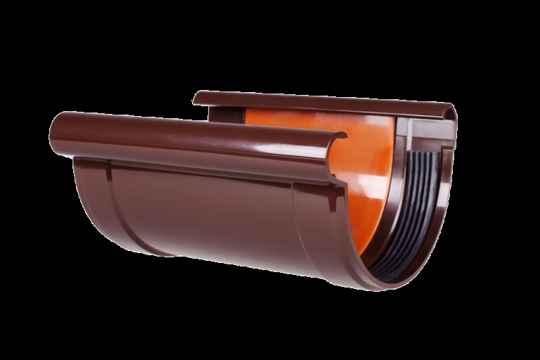 З'єднувач ринви з вкладкою, ⌀130 (мм)